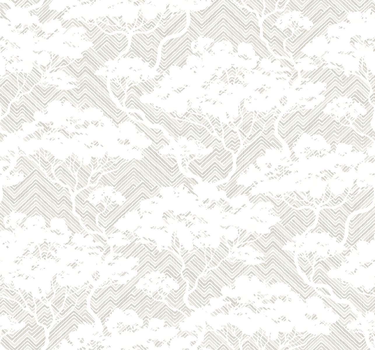 Seabrook Designs JP11708 Japandi Style Nara Stringcloth  Wallpaper Fog