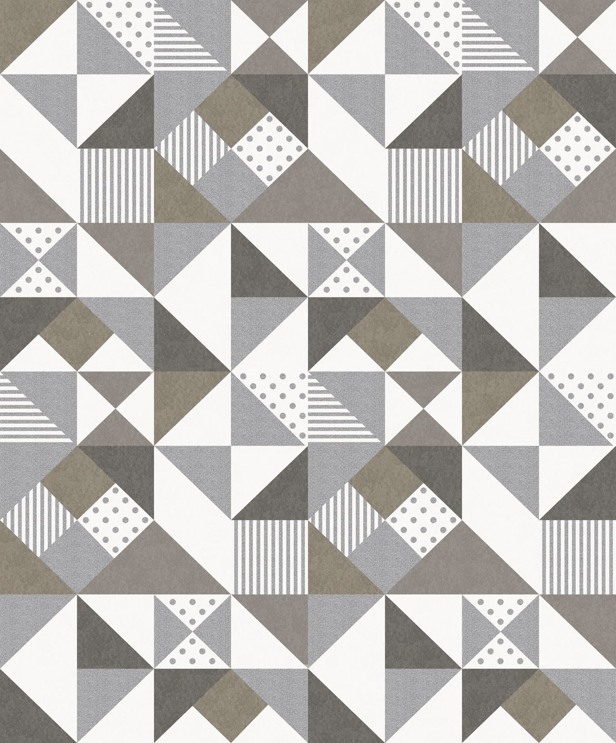 Seabrook Designs KTM1210 Mondrian Lozenge Geometric  Wallpaper Silver & Antique Bronze