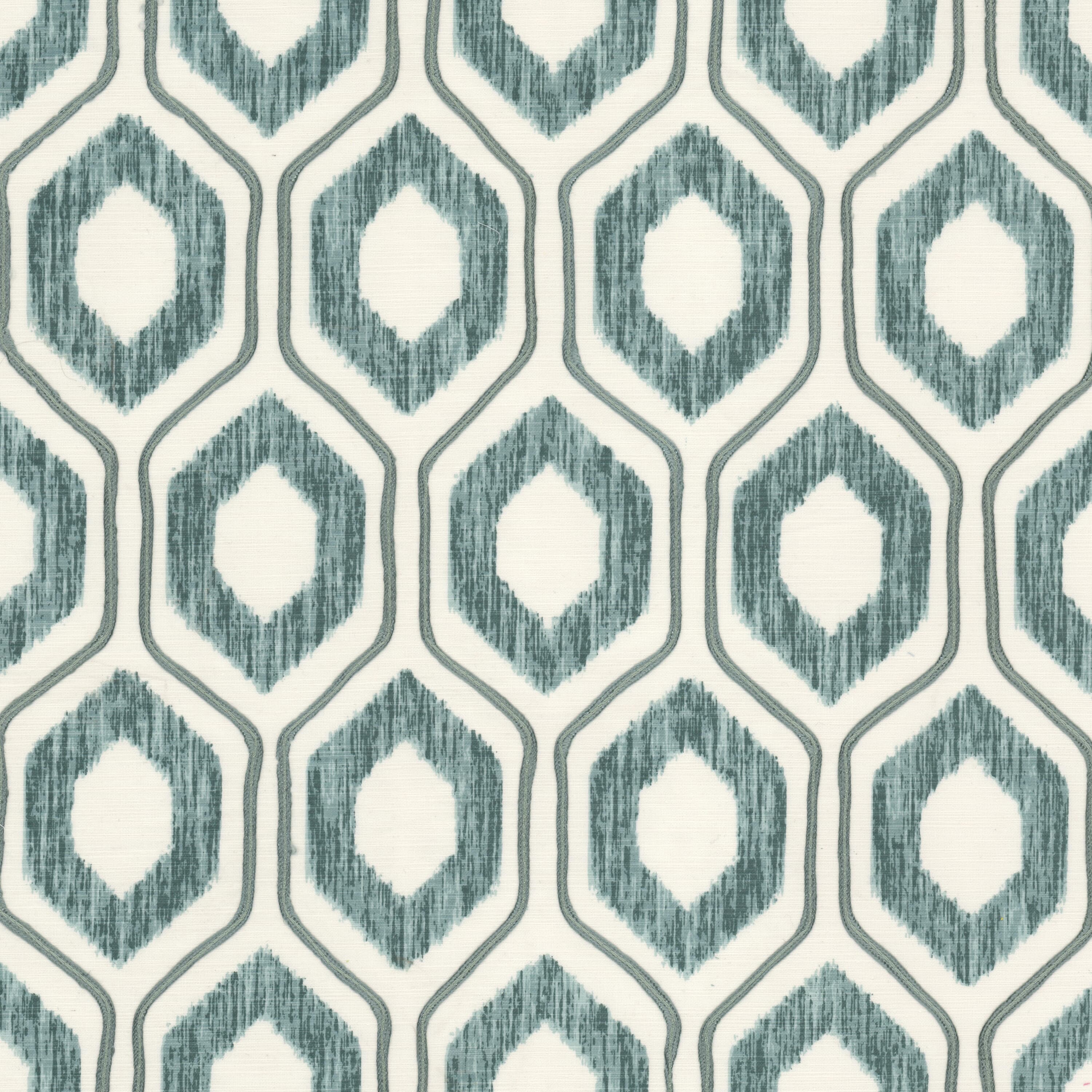 Link 1 Turquoise by Stout Fabric