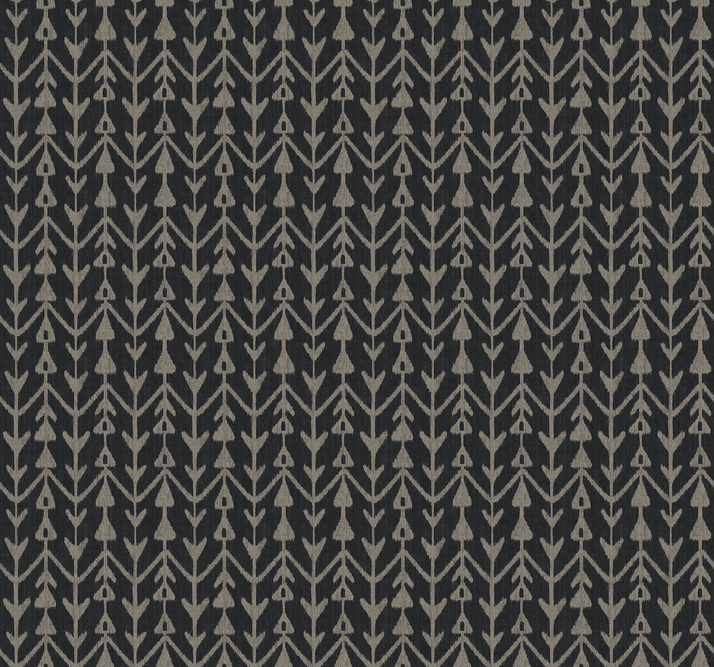 Martigue Stripe Wallpaper - Black - York Wallcoverings - LM5382