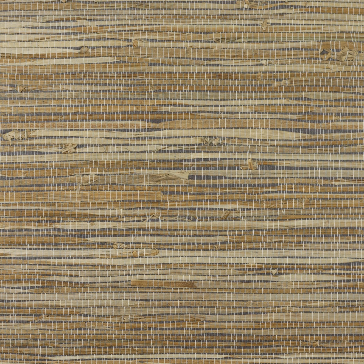 Lillian August LN11829 Hemp Skin Tightweave Grasscloth  Wallpaper Honey Brown & Charcoal