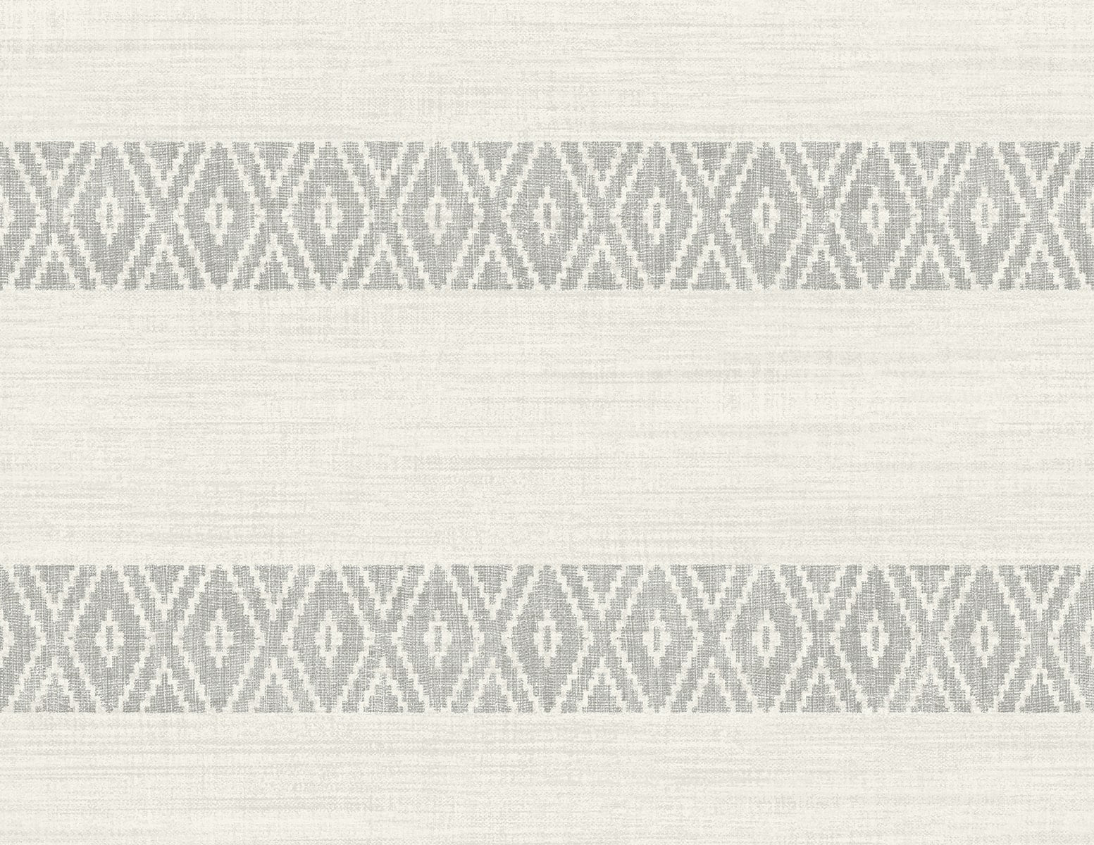 Lillian August LN40108 Coastal Haven Alani Geo Stripe Embossed Vinyl  Wallpaper Fog