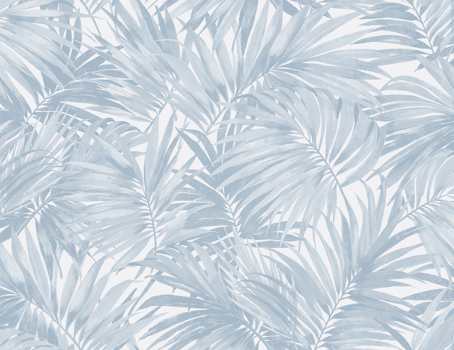 Lillian August LN40702 Coastal Haven Cordelia Tossed Palms Embossed Vinyl  Wallpaper Blue Shale