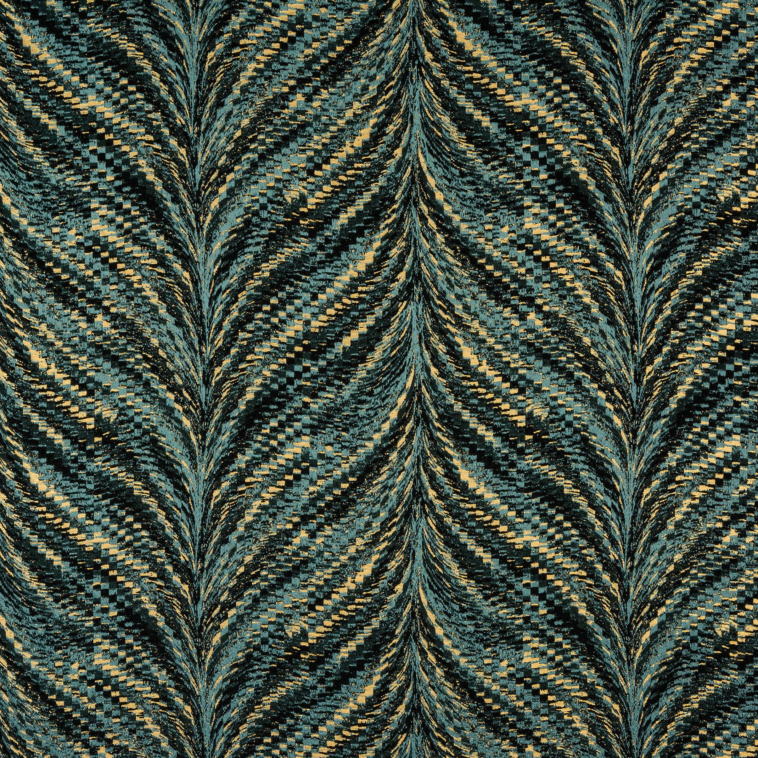 Lockhart 10 Turquoise by Stout Fabric