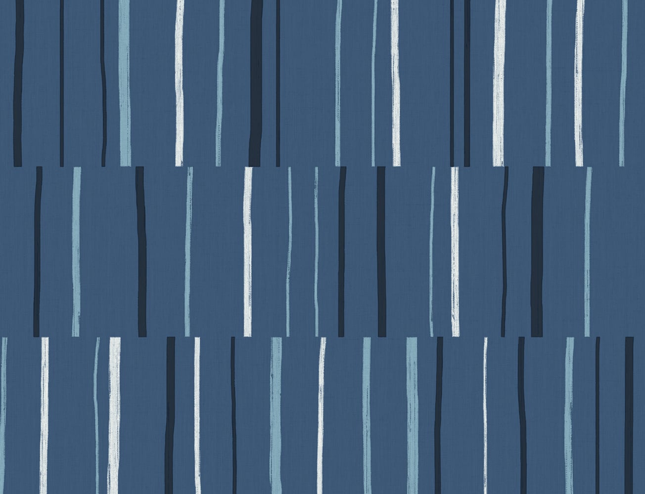 Seabrook Designs LW51202 Living with Art Block Lines  Wallpaper Blueberry, Midnight, and Blue Skies