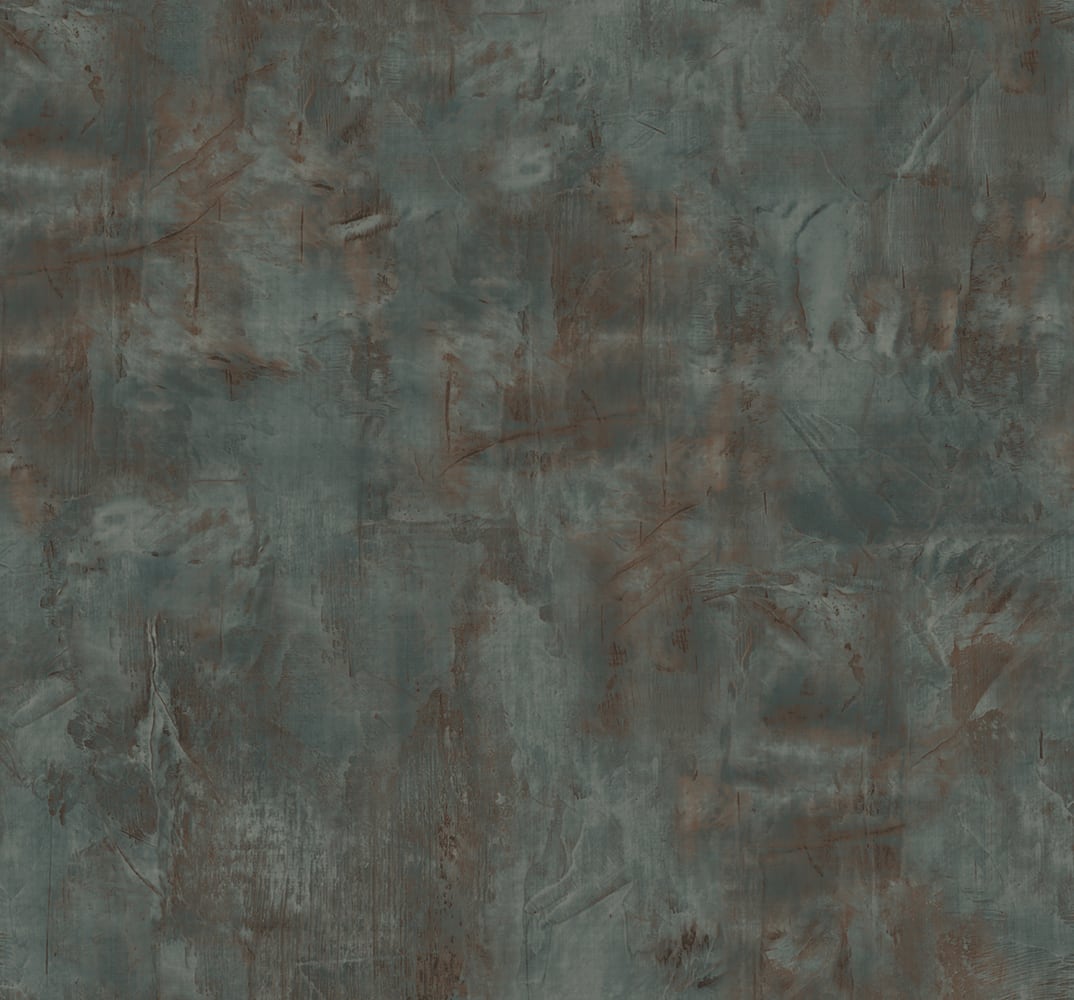 Seabrook Designs LW51706 Living with Art Rustic Stucco Faux  Wallpaper Rust and Forest Green