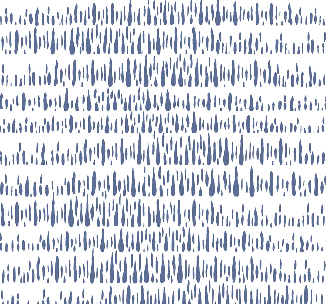 Seabrook Designs LW51802 Living with Art Brush Marks  Wallpaper Navy and White