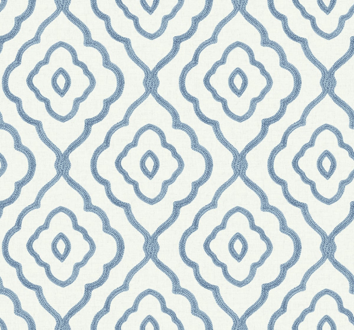 Seabrook Designs MB30902 Beach House Seaside Ogee  Wallpaper Blue Oasis