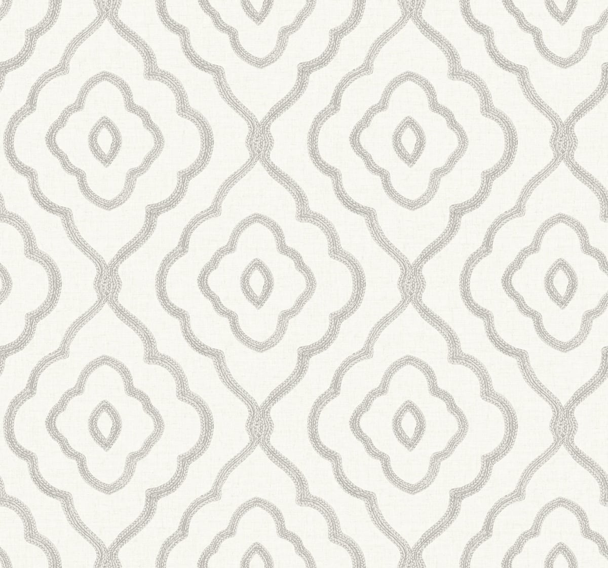 Seabrook Designs MB30905 Beach House Seaside Ogee  Wallpaper Daydream Gray