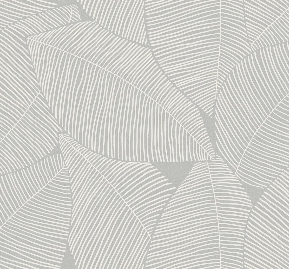 Seabrook Designs MB31305 Beach House Summer Magnolia  Wallpaper Daydream Gray