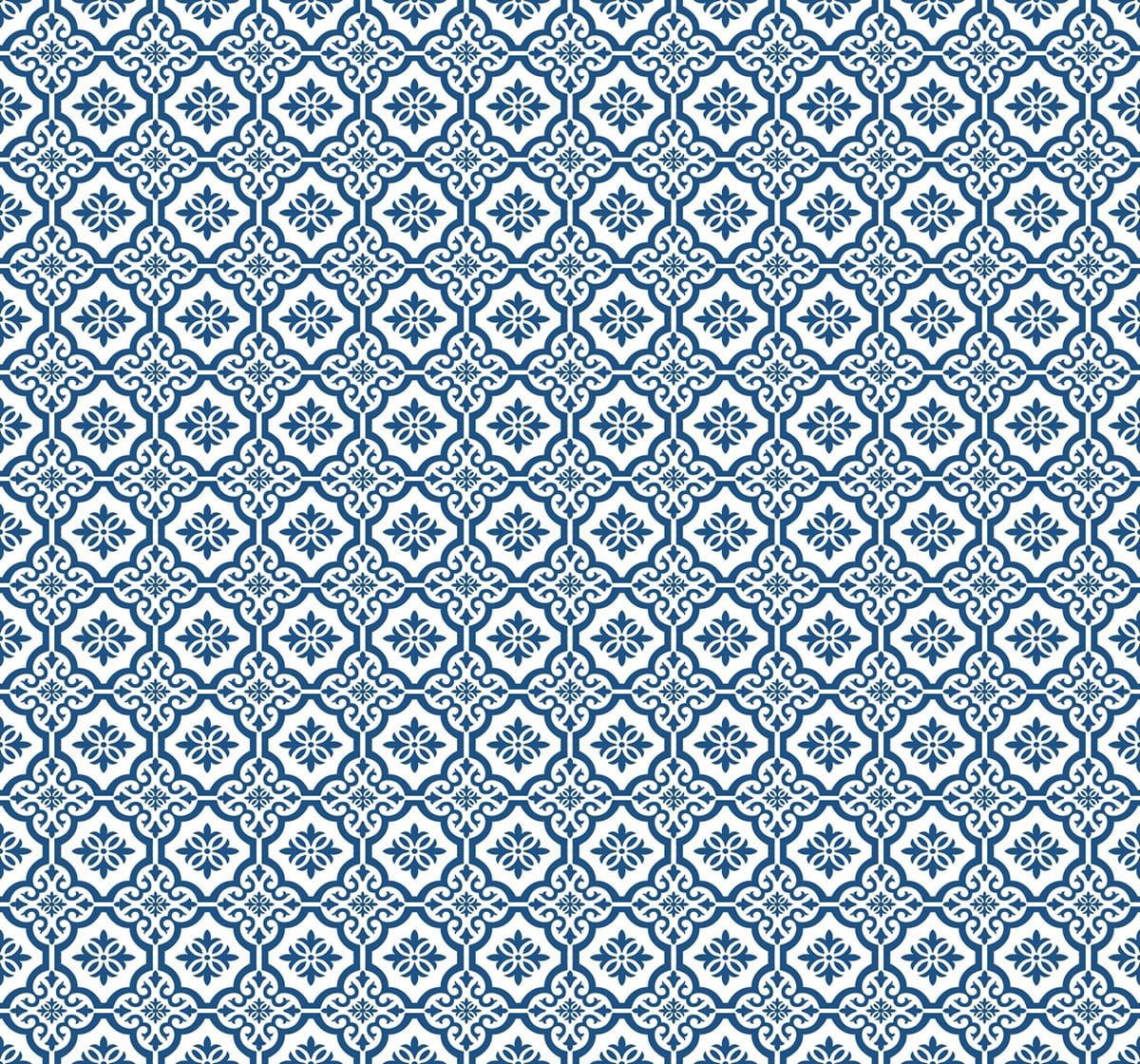 Seabrook Designs MB31702 Beach House Coastal Tile  Wallpaper Coastal Blue