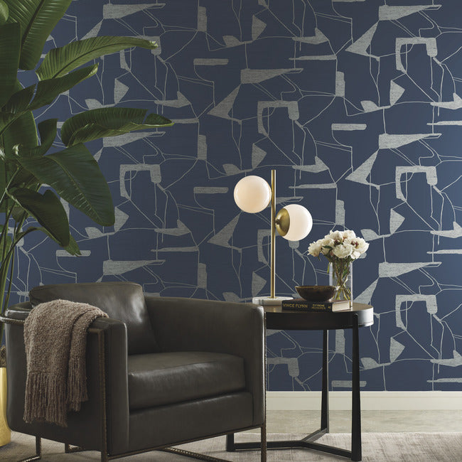 abstract-geo-wallpaper-navy-silver-york-wallcoverings-md7112