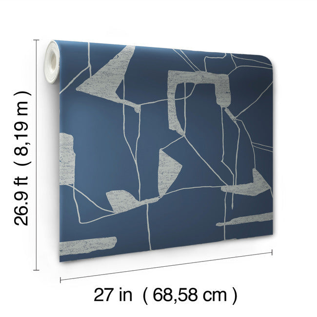 abstract-geo-wallpaper-navy-silver-york-wallcoverings-md7112