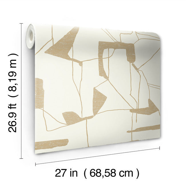 abstract-geo-wallpaper-cream-gold-york-wallcoverings-md7113