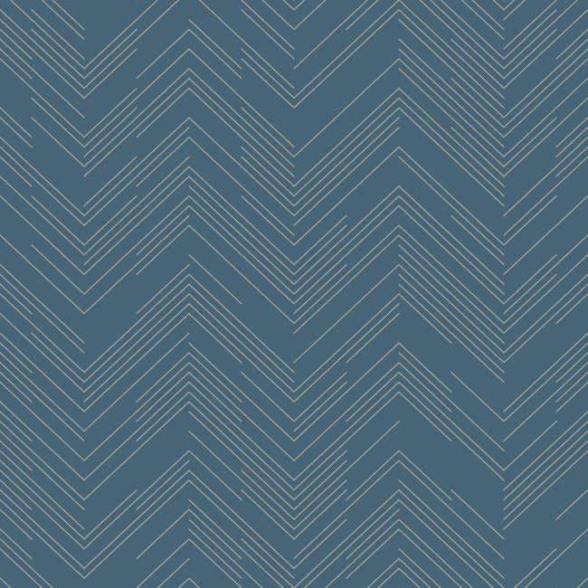 polished-chevron-wallpaper-blue-silver-york-wallcoverings-md7224