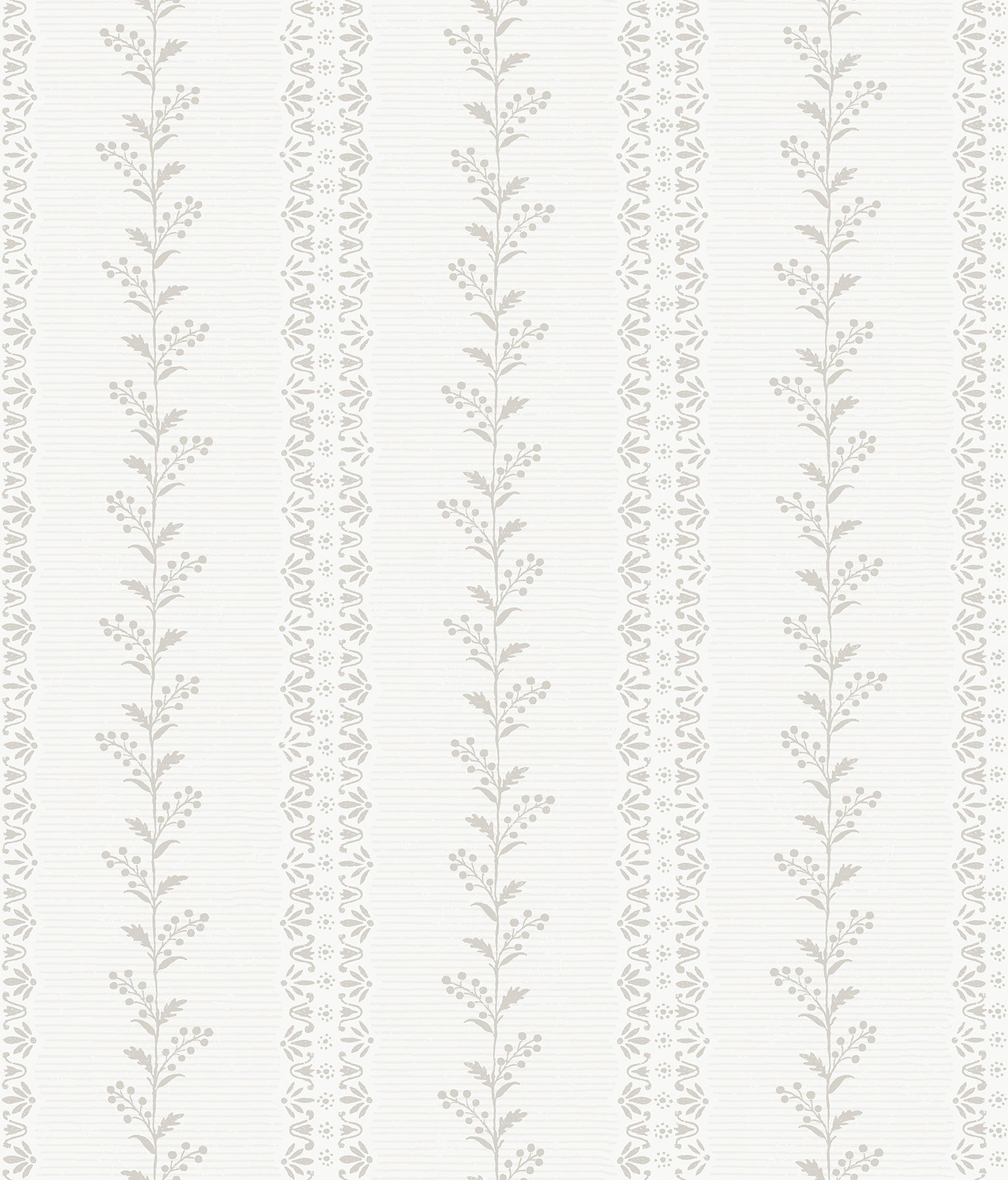 Everleigh Wallpaper - Gray - York Wallcoverings - MF4765