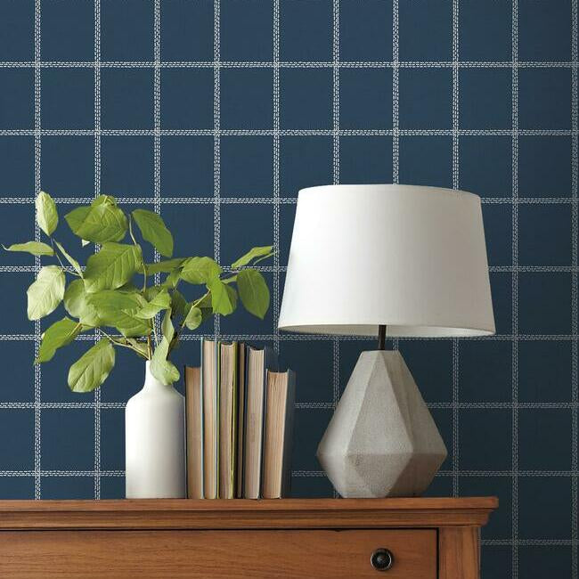 sunday-best-wallpaper-white-navy-york-wallcoverings-mk1176