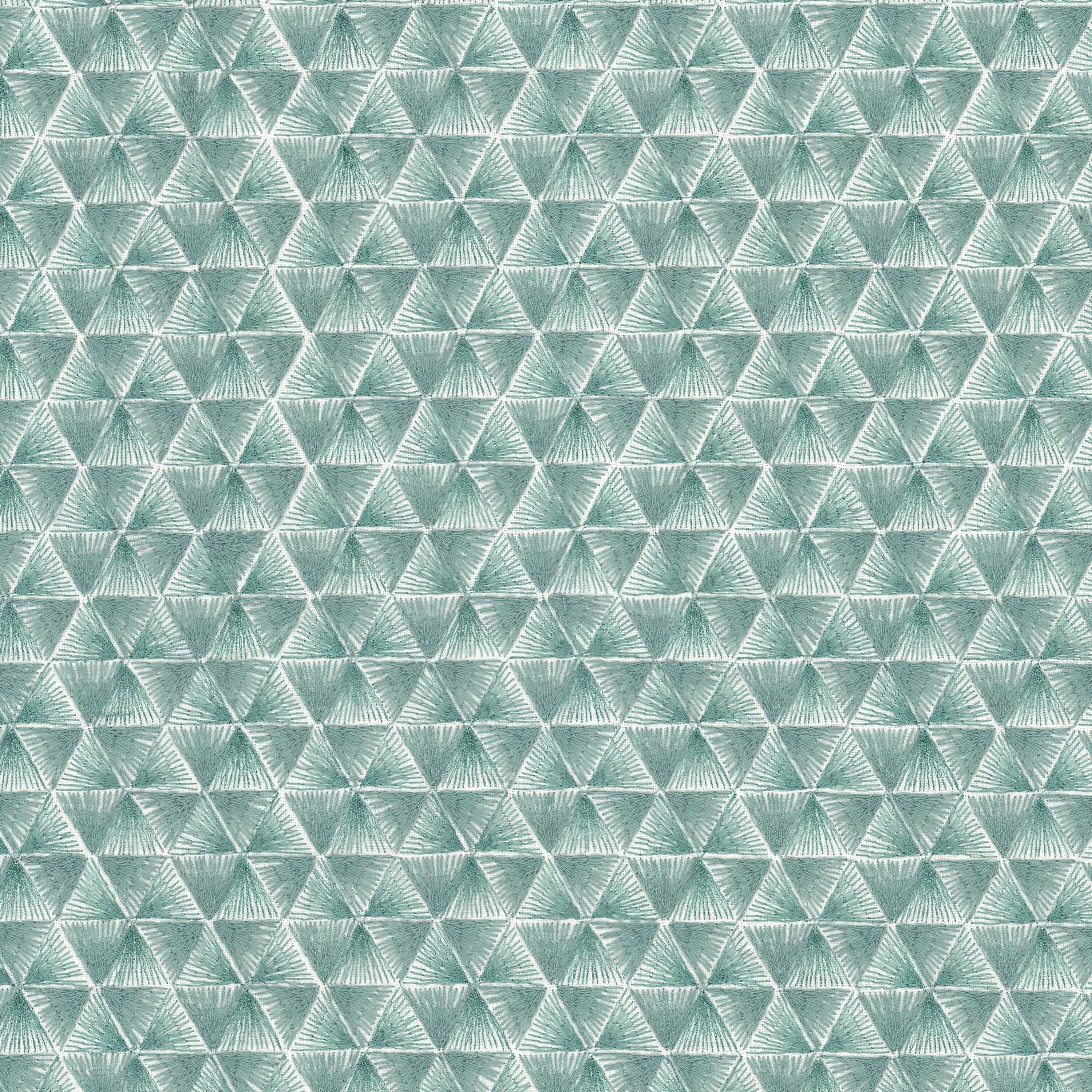 Mulberry 3 Turquoise by Stout Fabric