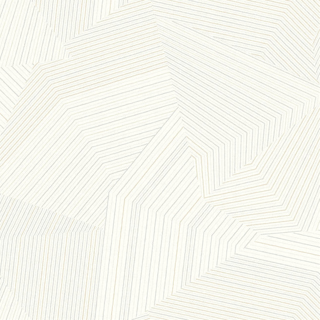 Dotted Maze Wallpaper - White - York Wallcoverings - OI0615