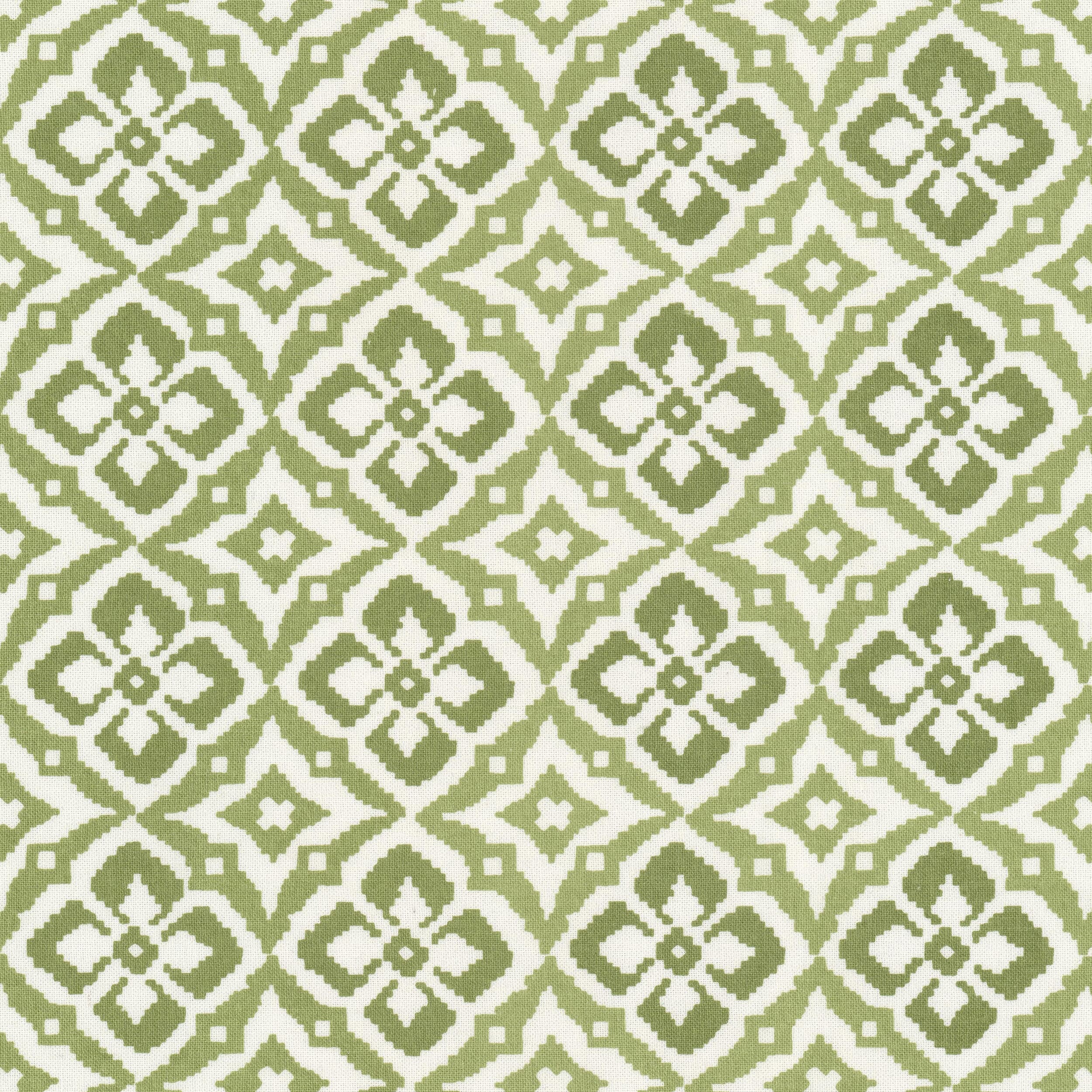 Ornament 2 Celadon by Stout Fabric