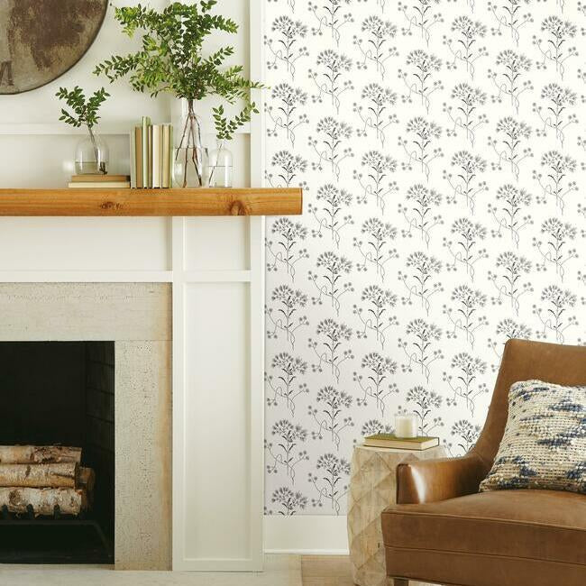 wildflower-premium-peel-stick-wallpaper-black-on-white-york-wallcoverings-psw1153rl