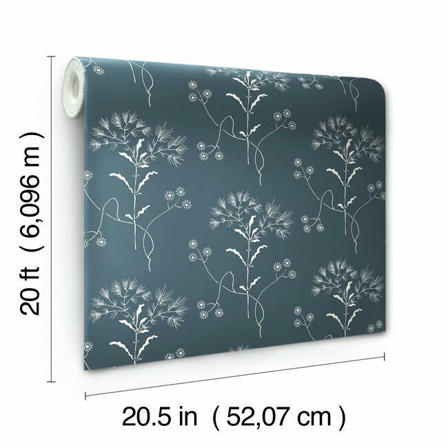 wildflower-premium-peel-stick-wallpaper-white-on-navy-york-wallcoverings-psw1154rl