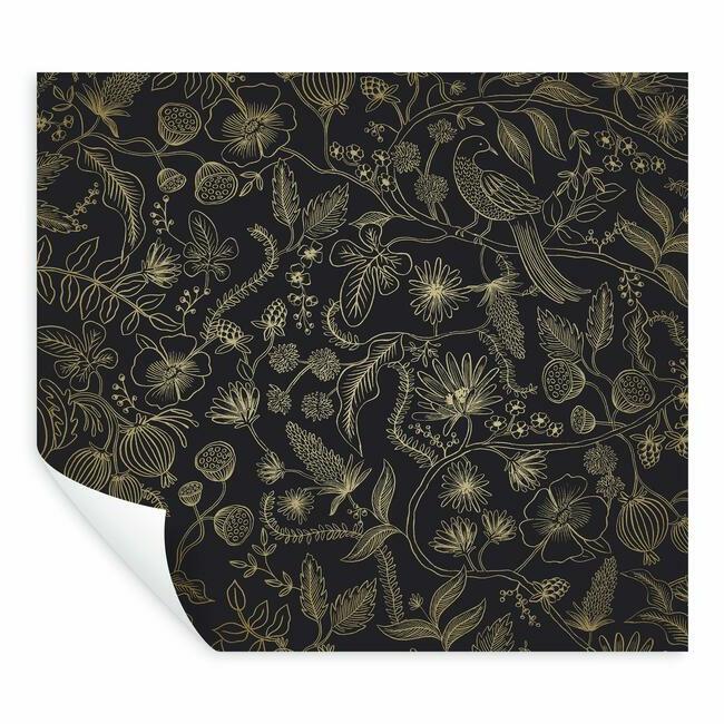 aviary-premium-premium-peel-stick-wallpaper-metallic-gold-and-black-york-wallcoverings-psw1310rl