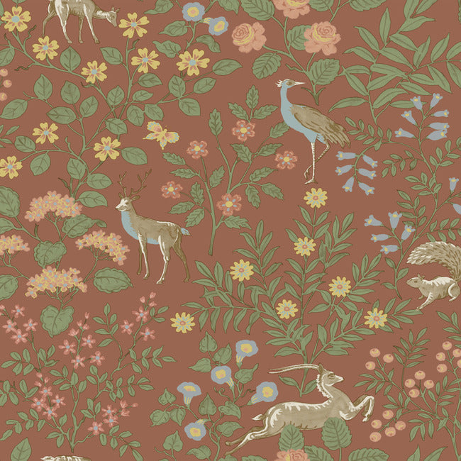 woodland-floral-premium-peel-stick-wallpaper-rust-york-wallcoverings-psw1438rl