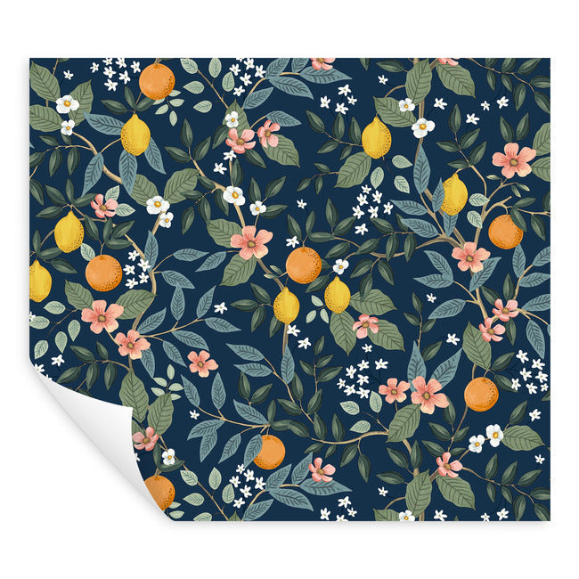 citrus-grove-premium-peel-stick-wallpaper-navy-york-wallcoverings-psw1481rl