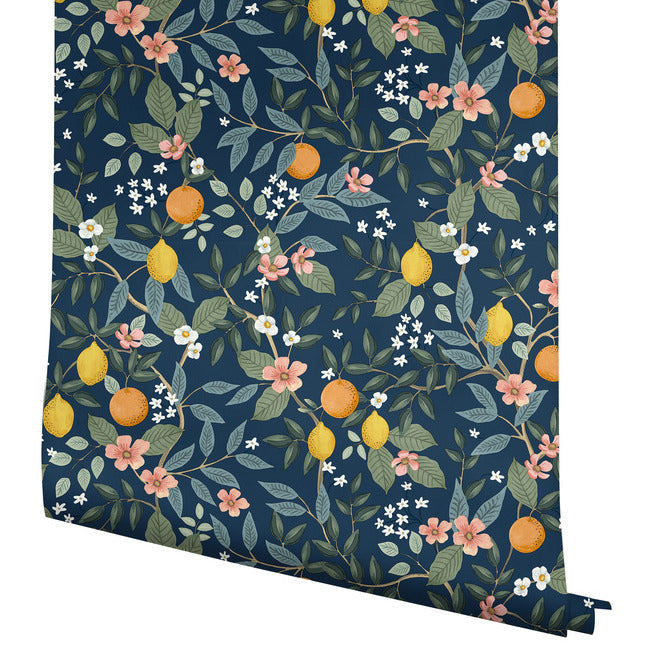 citrus-grove-premium-peel-stick-wallpaper-navy-york-wallcoverings-psw1481rl