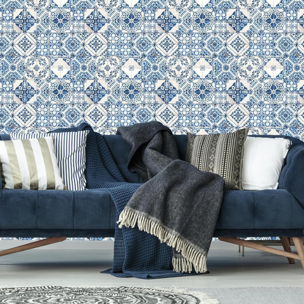 mediterranean-tile-peel-and-stick-wallpaper-blue-york-wallcoverings-rmk11083wp