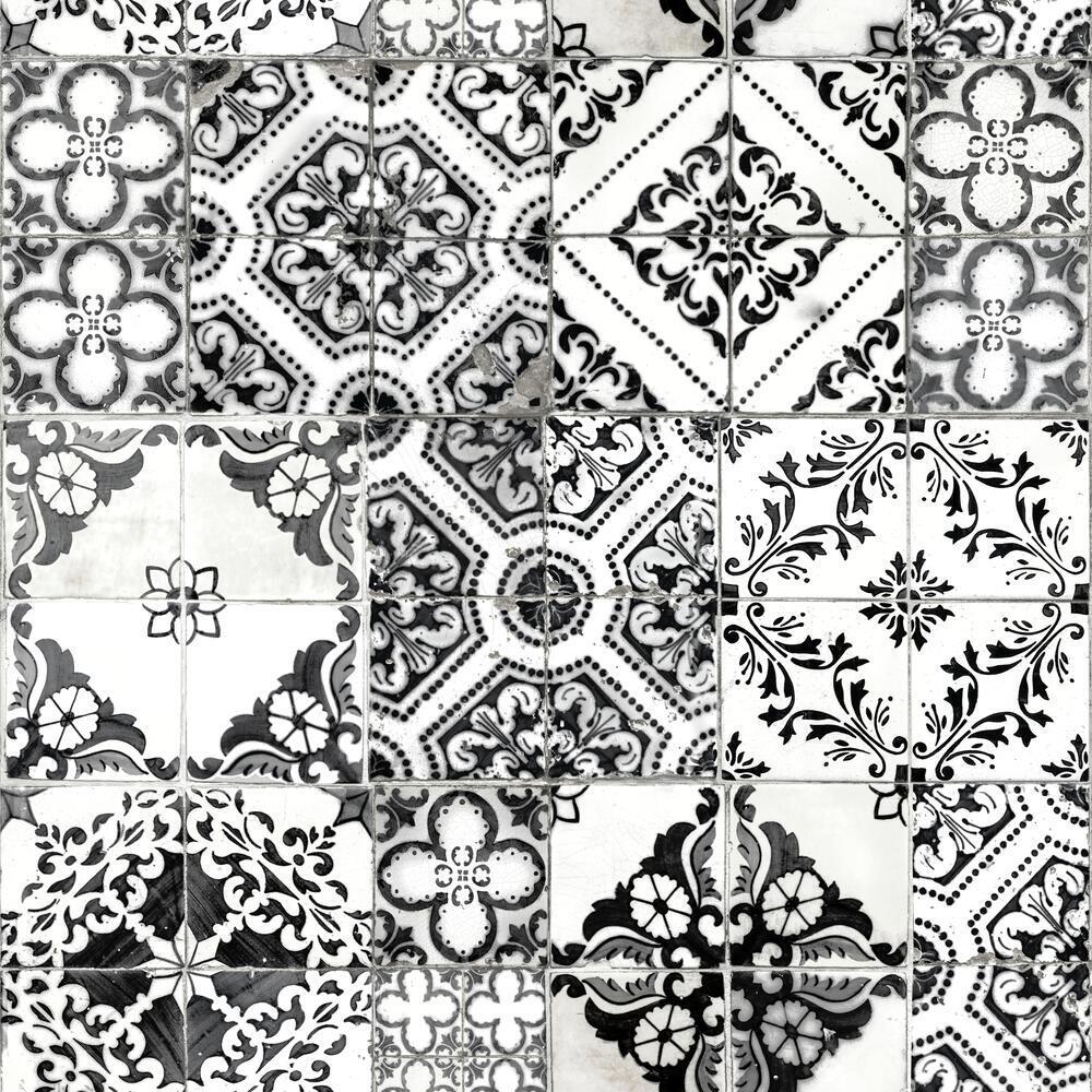 mediterranean-tile-peel-and-stick-wallpaper-black-york-wallcoverings-rmk11282wp