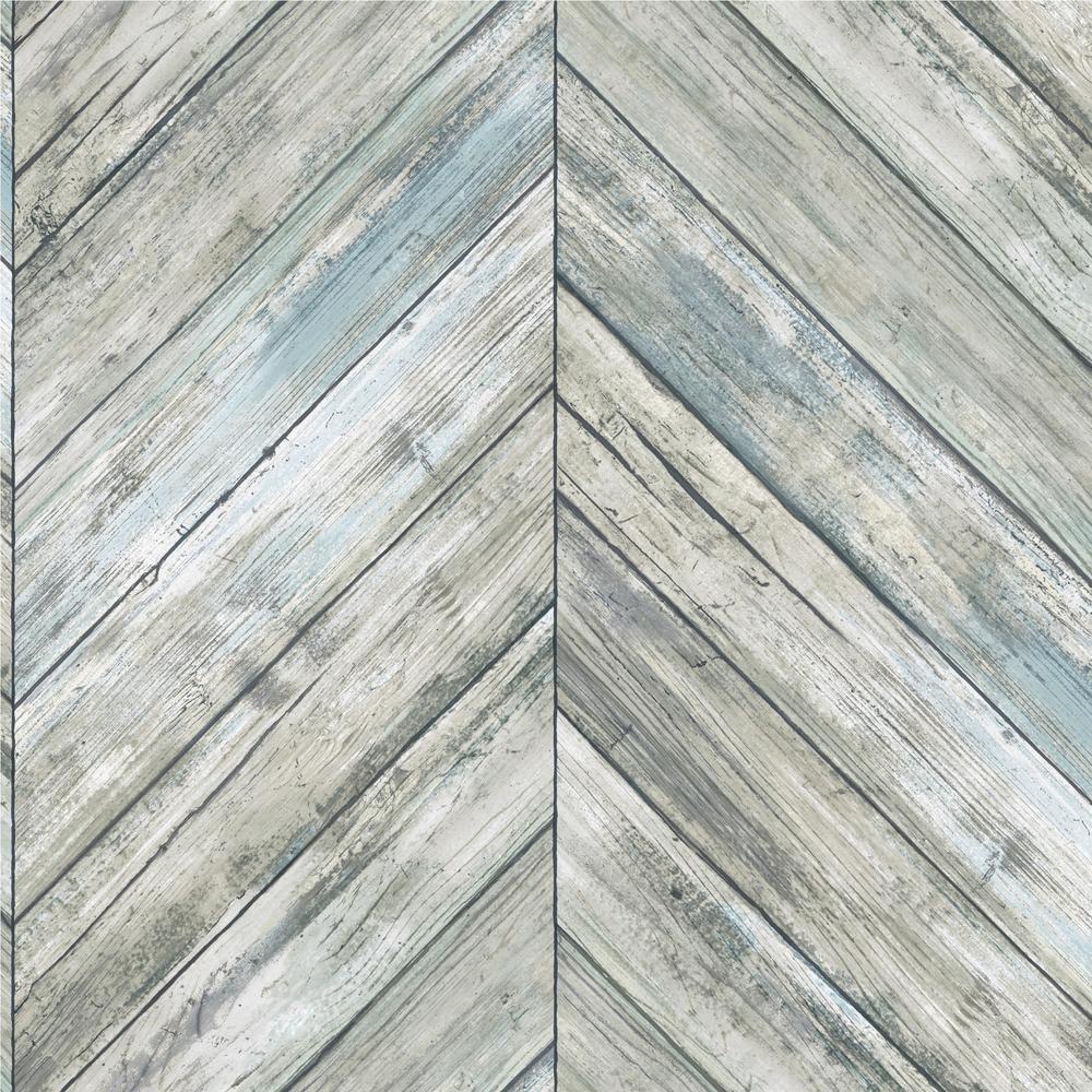 herringbone-wood-boards-peel-and-stick-wallpaper-blue-york-wallcoverings-rmk11454wp