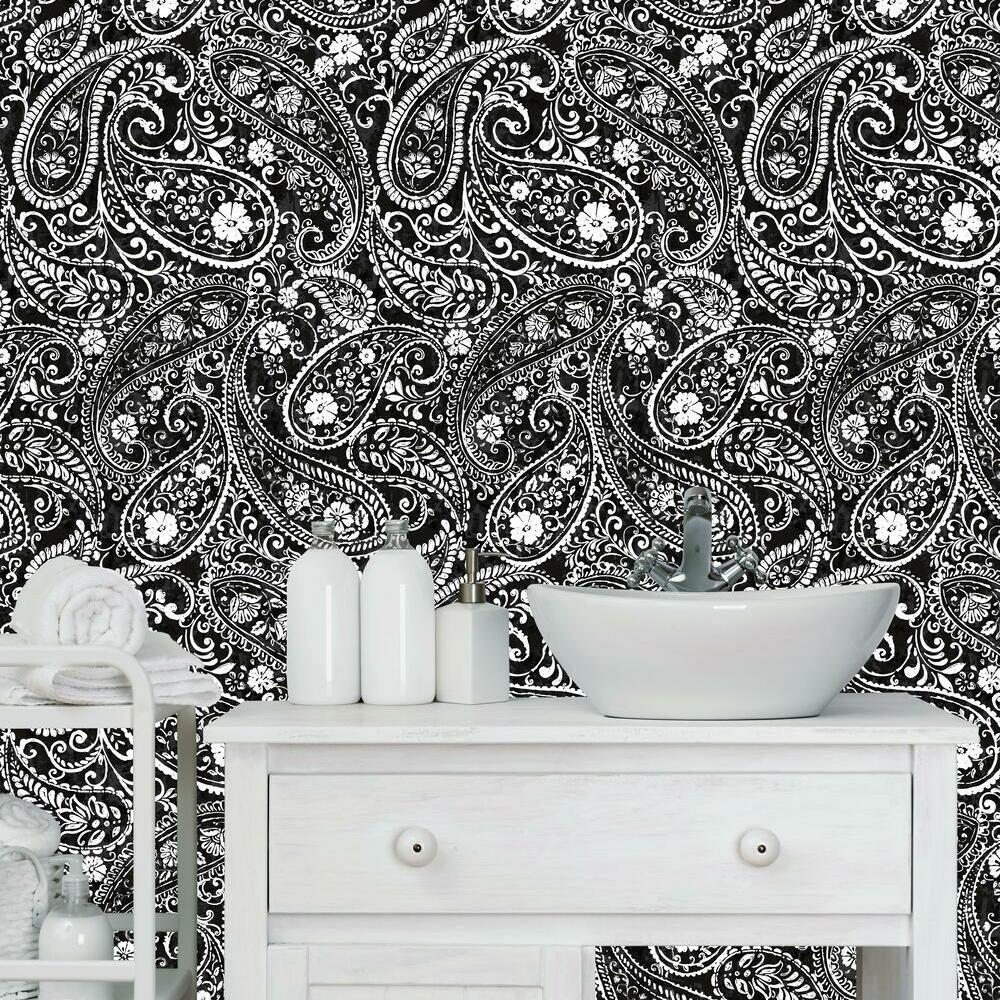 paisley-prince-peel-and-stick-wallpaper-black-york-wallcoverings-rmk11582rl