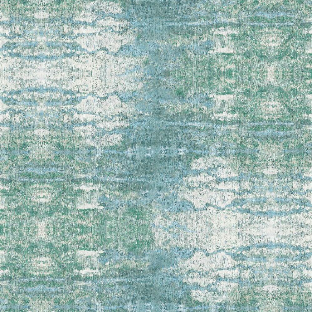 Sarong Print Peel and Stick Wallpaper - Green - York Wallcoverings - RMK11683RL