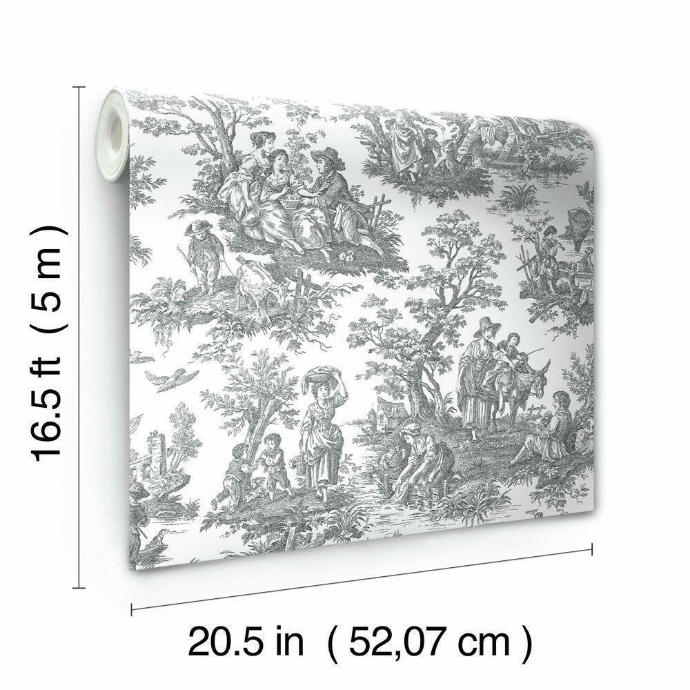 waverly-country-life-toile-peel-and-stick-wallpaper-grey-york-wallcoverings-rmk11869wp