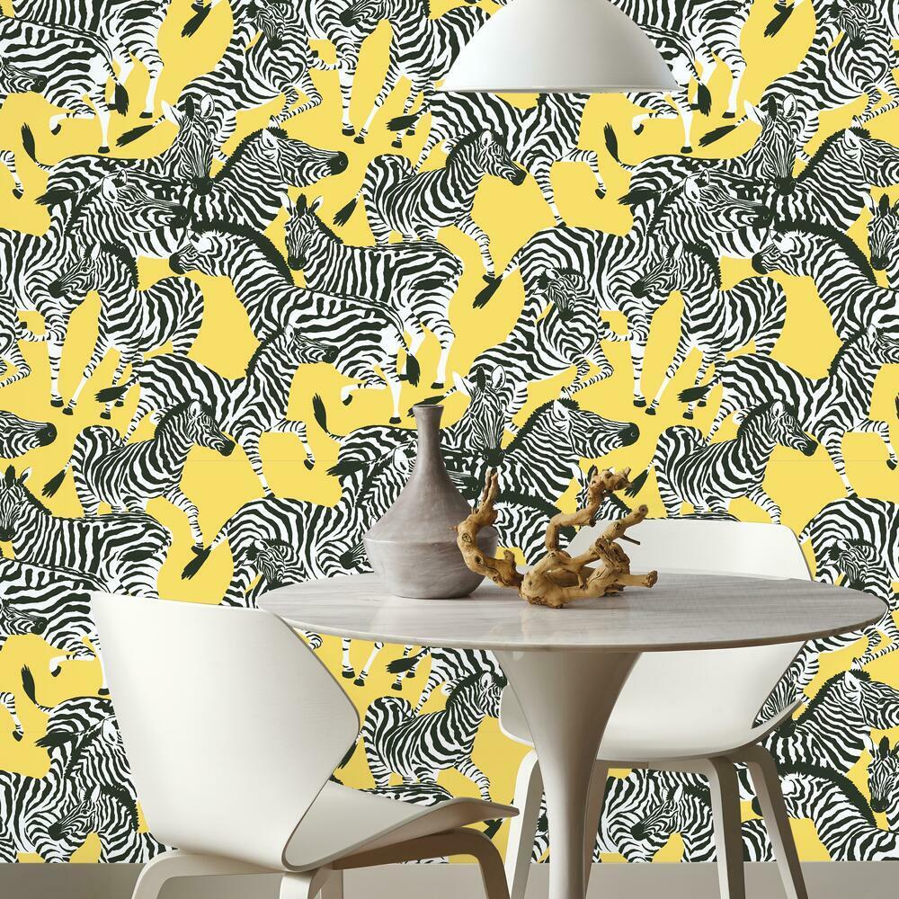 waverly-herd-together-peel-and-stick-wallpaper-yellow-york-wallcoverings-rmk11880rl