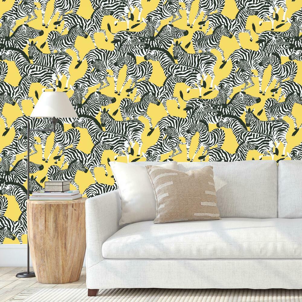 waverly-herd-together-peel-and-stick-wallpaper-yellow-york-wallcoverings-rmk11880rl