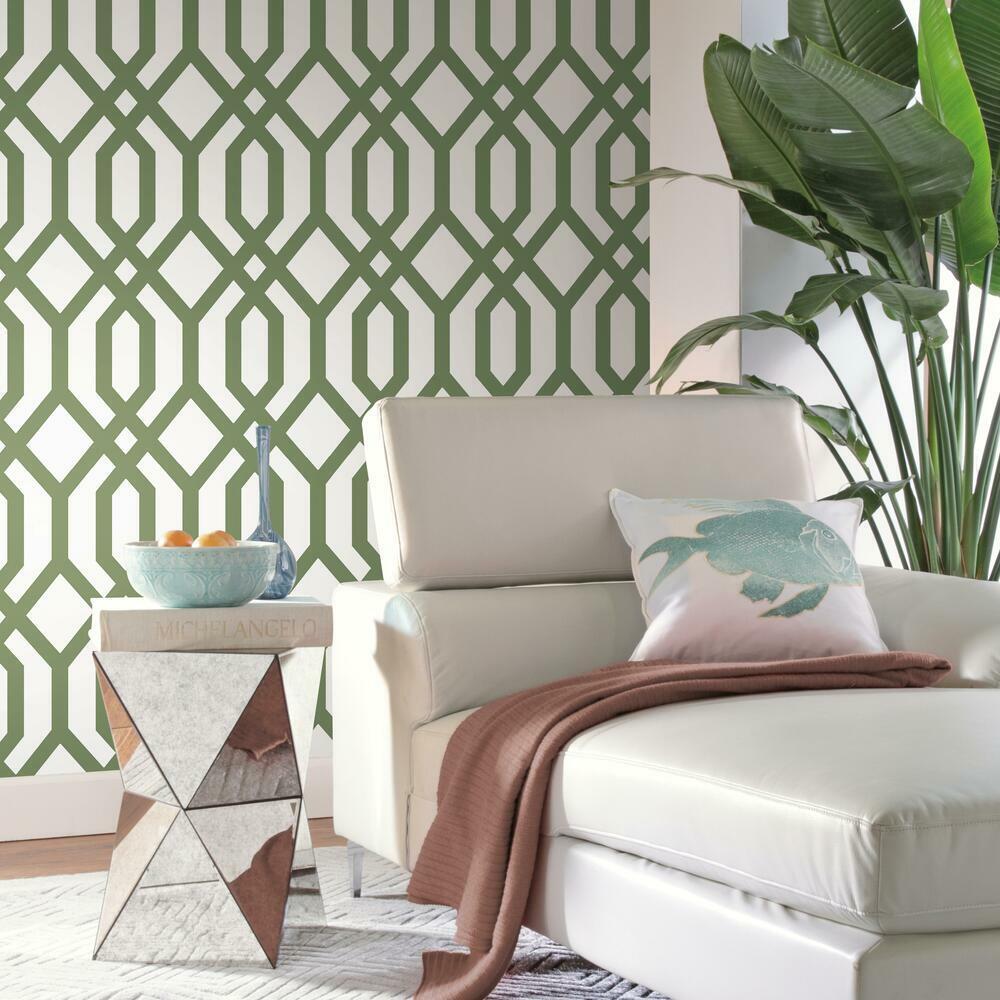 gazebo-lattice-peel-and-stick-wallpaper-green-york-wallcoverings-rmk12016wp