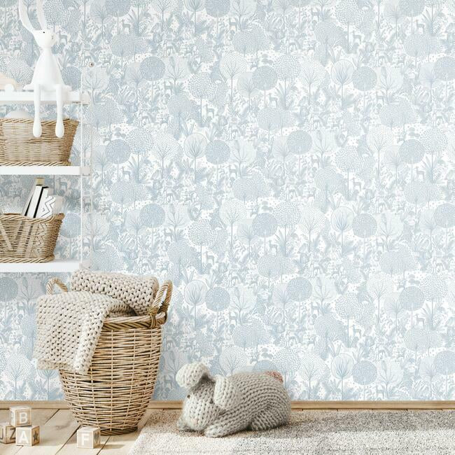 forest-friends-peel-stick-wallpaper-blue-york-wallcoverings-rmk12075rl