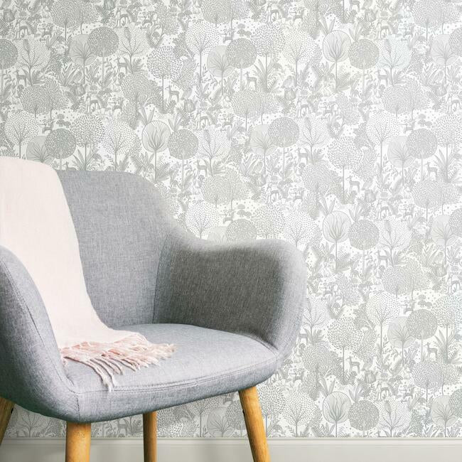 forest-friends-peel-stick-wallpaper-grey-york-wallcoverings-rmk12076rl