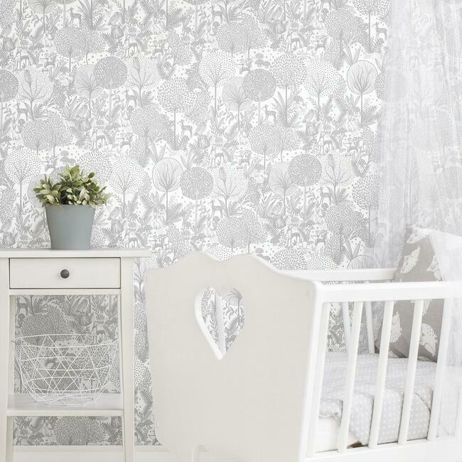 forest-friends-peel-stick-wallpaper-grey-york-wallcoverings-rmk12076rl