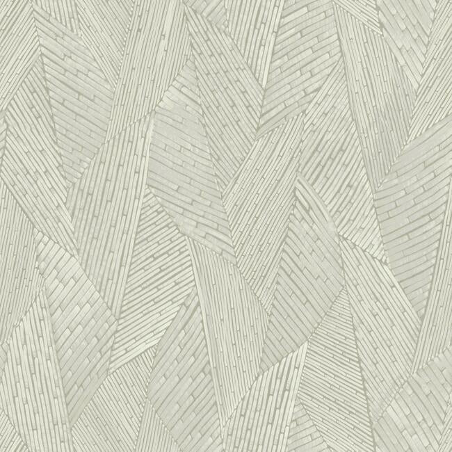 Woven Reed Stitch Peel & Stick Wallpaper - Taupe - York Wallcoverings - RMK12113WP