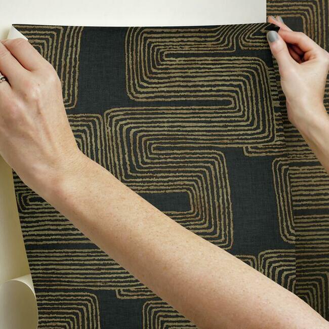 nikki-chu-zulu-signature-peel-stick-wallpaper-black-gold-york-wallcoverings-rmk12213pl