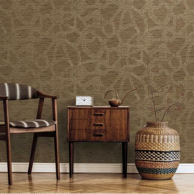 nikki-chu-amhara-peel-stick-wallpaper-brown-york-wallcoverings-rmk12233pl