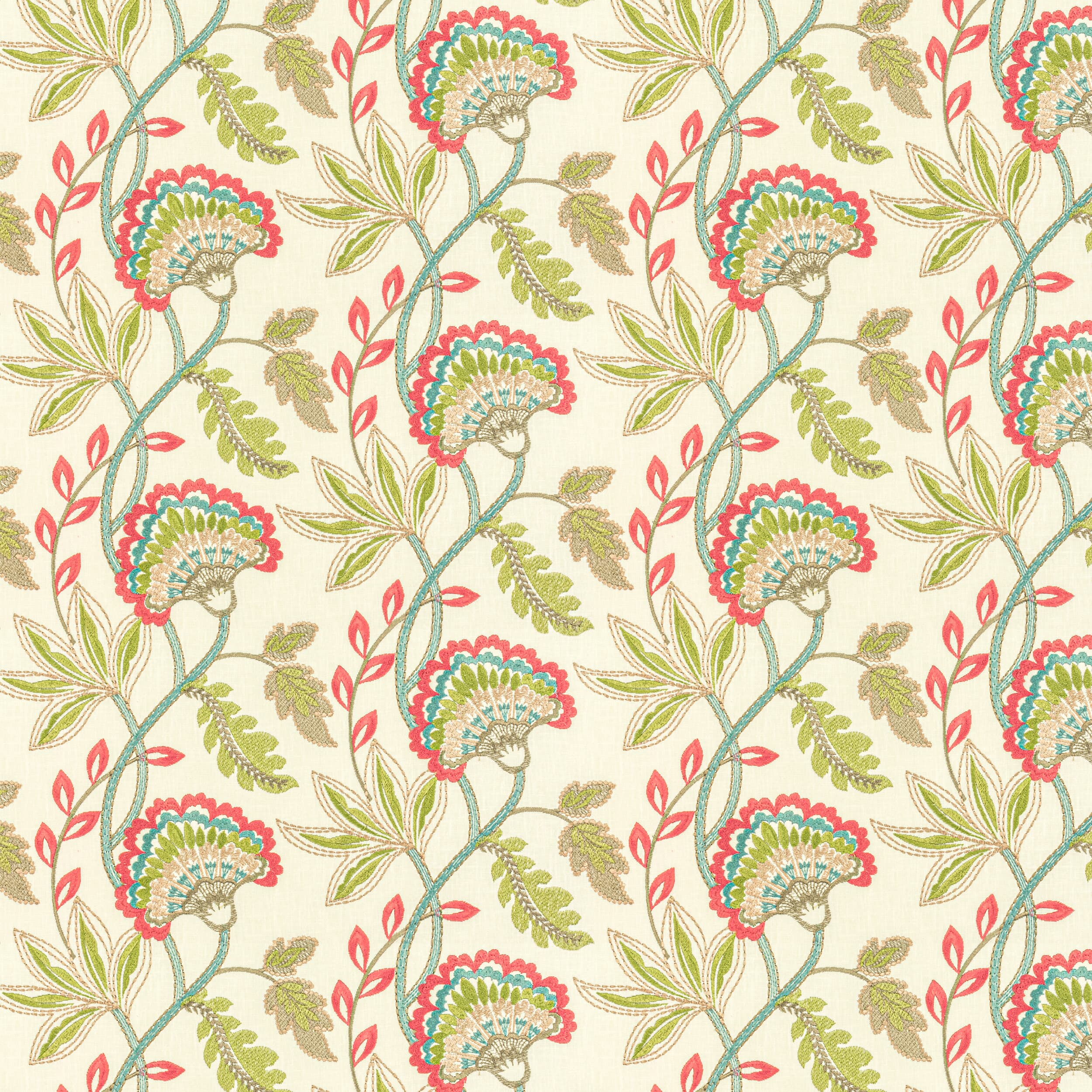 Roost 1 Strawberry by Stout Fabric