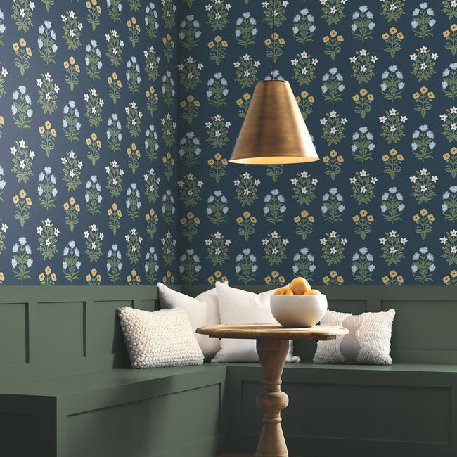 mughal-rose-wallpaper-navy-york-wallcoverings-rp7351