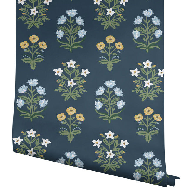 mughal-rose-wallpaper-navy-york-wallcoverings-rp7351