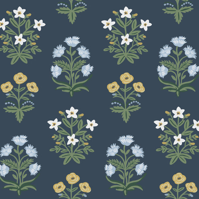 mughal-rose-wallpaper-navy-york-wallcoverings-rp7351