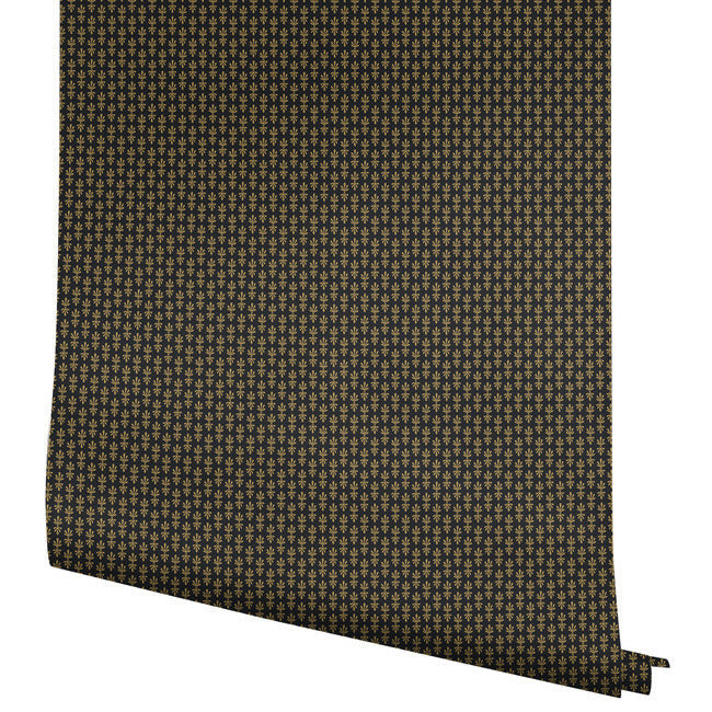 petal-wallpaper-black-metallic-gold-york-wallcoverings-rp7363